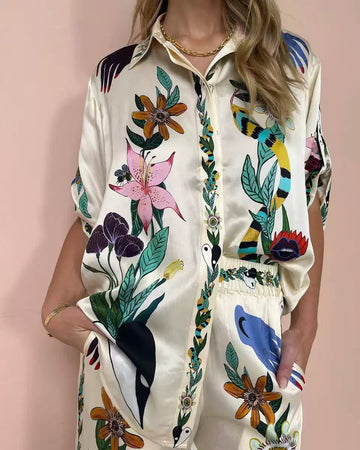 Plant and animal print sets