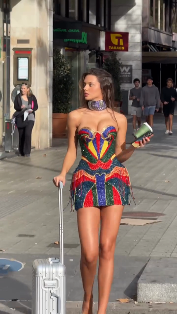 Multicolor Sequin Bustier Mini Dress