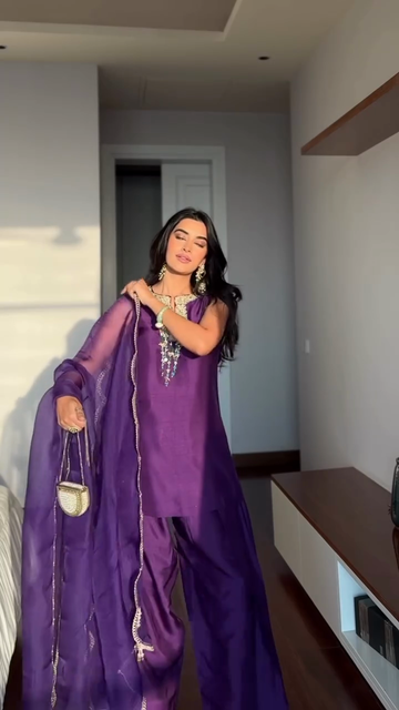 South Asian style amethyst set