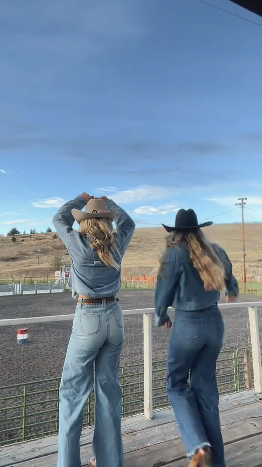 Washed Cowboy Western Suit
