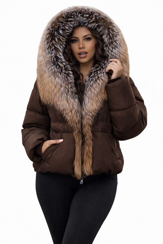 Loose down jacket
