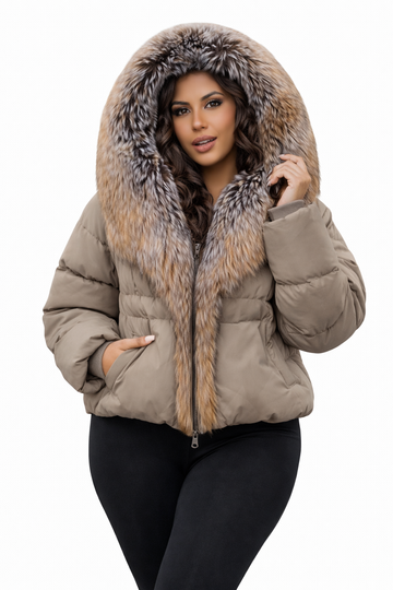 Loose down jacket
