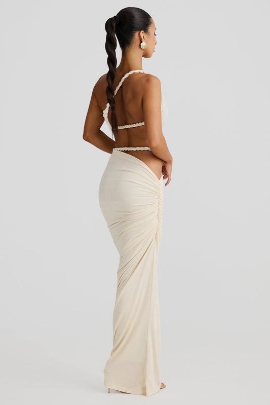 Braided detail two-piece beach suit