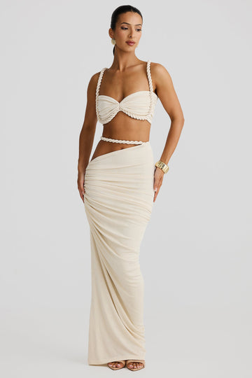 Braided detail two-piece beach suit