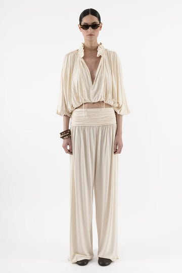 Satin Ruched Co-ord Set