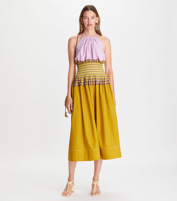 Plaid Colorblock Dress