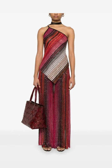 Metallic Wire Blend Sleeveless Suit