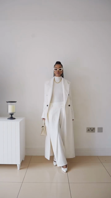 White Tailored Set