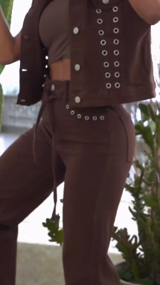 Chocolate Brown Practical Set