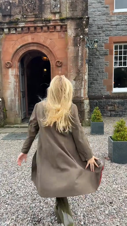 Oversized Camel Trench Coat