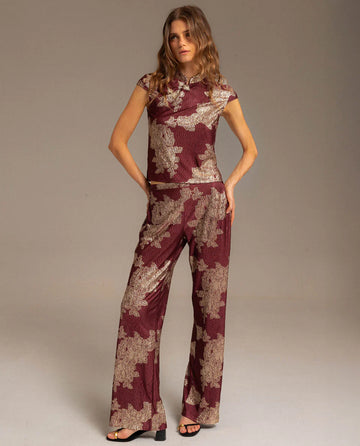 Jacquard print set