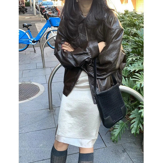 Leather jacket